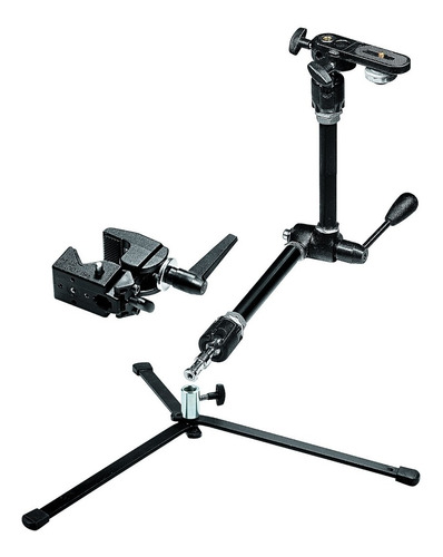 Manfrotto 143 Brazo Magico C/soporte De Camara, Pinza Y Base