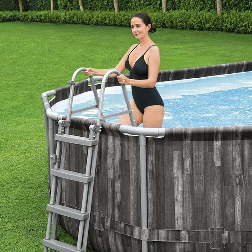 Alberca Piscina Grande Familiar  Escalera Filtro Bomba | MercadoLibre