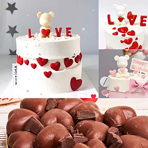 Molde Silicona Corazón, 3 Packs 12 Cavidades - Repostería,