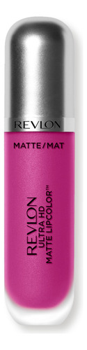 Labial Revlon Matte Lipcolor Ultra HD color intensity