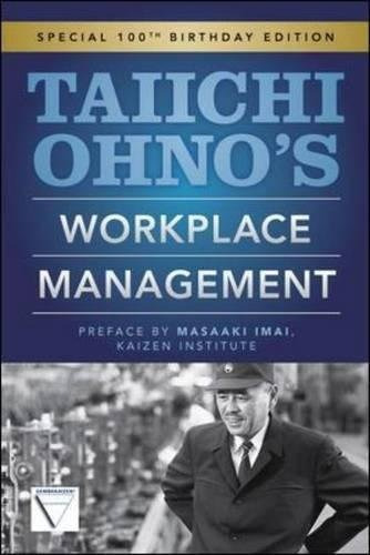 Book : Taiichi Ohnos Workplace Management: Special 100th ...