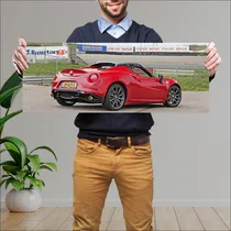 Comprar Cuadro 30x80cm Auto 2016 Alfa Romeo 4c Spider Cp 357
