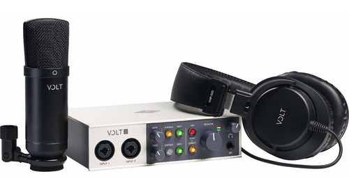 Pacote de interface de áudio Universal Audio Volt 2 Studio Pack