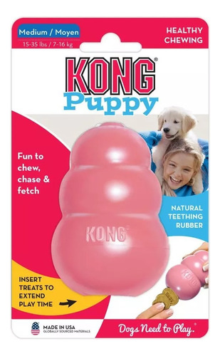 Juguete Kong Puppy Interactivo Perro Cachorro - Talla M