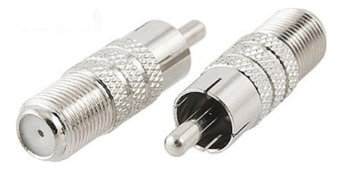 Cess F Tipo Para El Conector Adaptador De Enchufe Rca (2