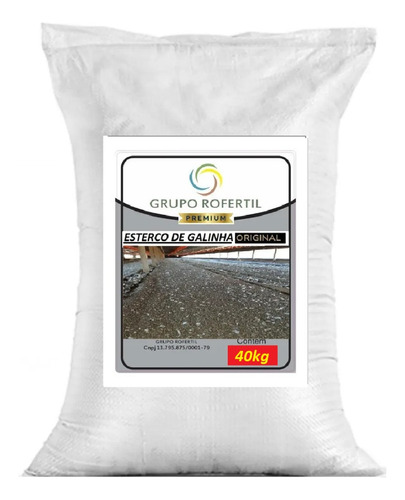 Esterco De Galinha 40kg Otimo Fertilizante Orgânico