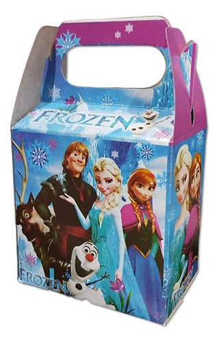 Cajita Feliz Sorpresas Frozen X12und Fiesta Decoración 