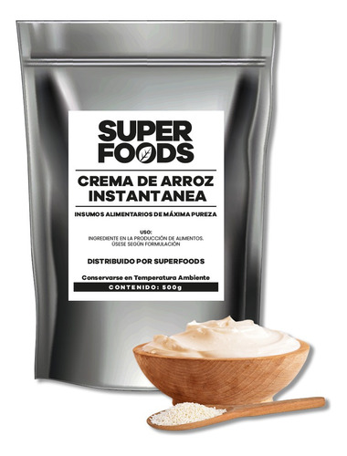 Crema De Arroz 500g Superfoods - Unidad a $24333