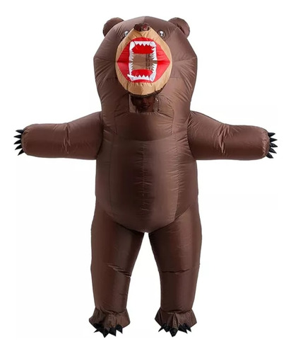 Disfraz Inflable De Oso Adulto