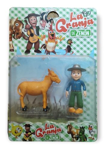 Muñecos La Granja Zenon Sobrino Y Percheron Setx2 Ltf Shop 