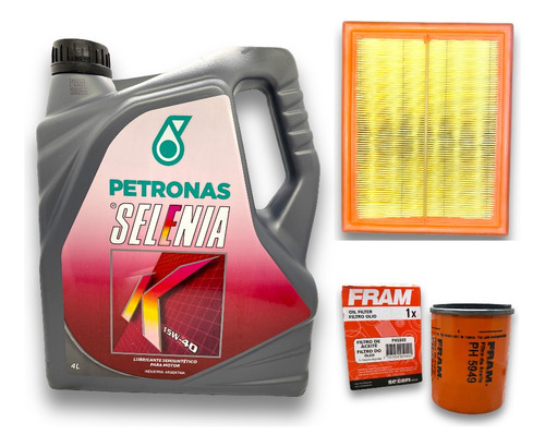 Kit 2 Filtros + Aceite 15w40 Fiat Palio Siena 1.4 1.3 Fire