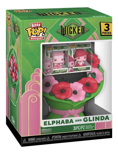 Funko Pop! Bitty Bouquet: Wicked Ventines - Elphaba Y Glinda