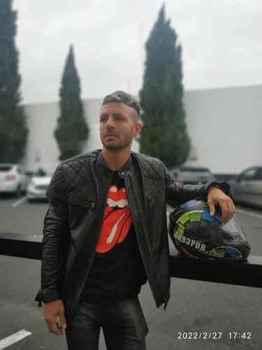 Ropa cuero moto sale