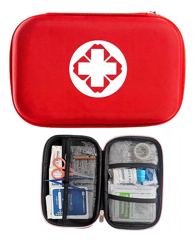 Botiquín Estuche Rojo Primeros Auxilios Emergencia Portable