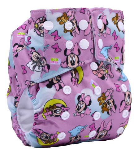 Pañal Ecologico De Minie Con 2 Absobentes De Bambú