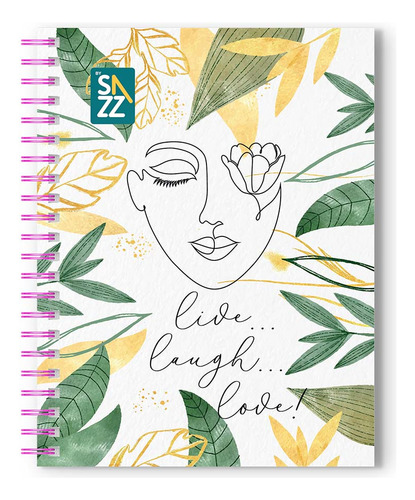 Cuaderno Francés Sazz Girly 100 Hojas Cuadro Grande