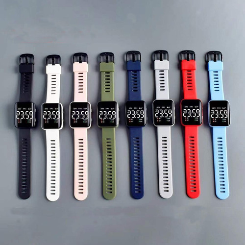. . 20 Piezas Reloj Y7 Reloj Electrónico Led Cuadrado Mayoreo