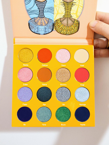 Minipaleta de sombras de ojos Juvia's Place The Magic de Juvia's Colored Eyeshadow