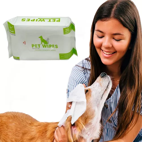 12 piezas de 30 Toallitas Húmedas Perro/Gato Pet Wipes