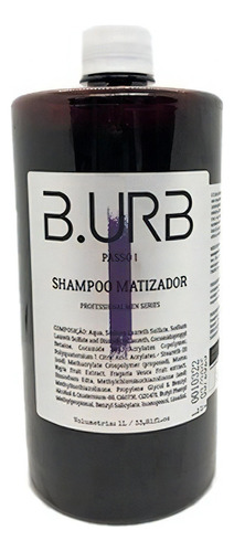  Shampoo Matizador 1l Profissional Desamarelador Barba Urbana