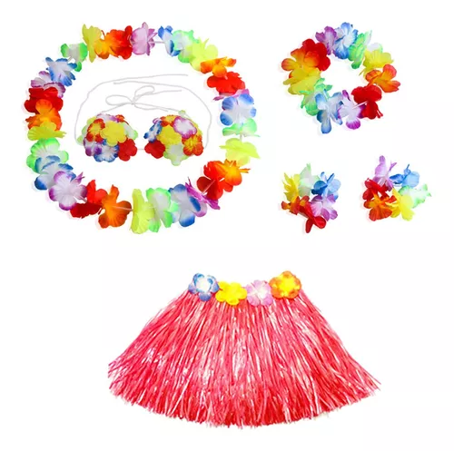 Falda Hawaiana, Accesorio De Disfraz Para Mujer, Falda De