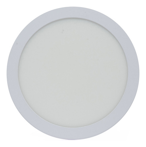 Lámpara Panel Led Redondo Para Sobreponer, 12w, Luz Cálida