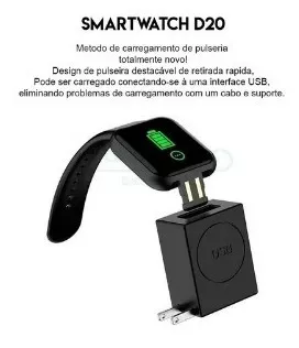 5V/1A Suporte De Carregamento Sem Fio Smartwatch Carregador
