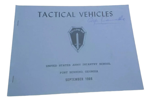 Manuales Vehiculos E Infanteria Usa 1966 Militar