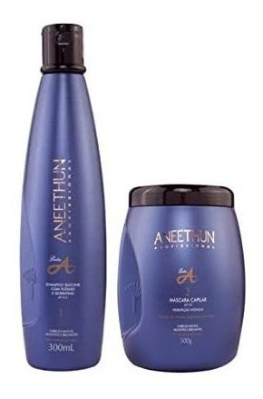 Aneethun Linha A - Shampoo 300ml & Mascara 500grs - Original