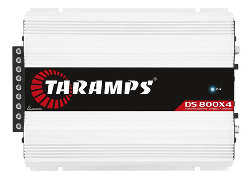 Modulo Taramps Ts 800x4 Novo Ds800x4 800w Rms 4 Canais 2 Ohm