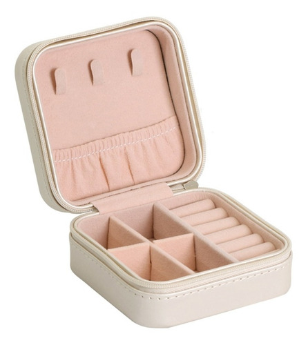 Pequeño Portátil Viajes Joyas Caja Organizador Almacenamie