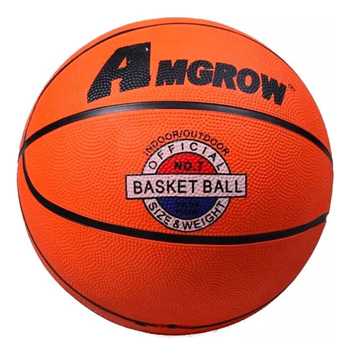 Pelota De Basketball Amgrow Número 7 - Mundo Trabajo