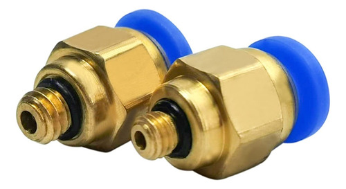 Pc6-m6 10 Pieza Bspt Conector Neumatico Mm Macho Recto Un