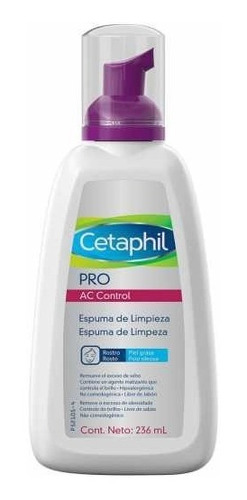 Cetaphil Pro Ac Control Espuma De Limpieza X 236 Ml