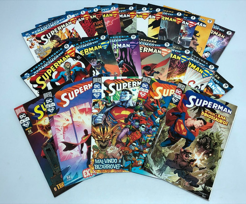 23 Hqs Superman 3° Série Coleção Completa Panini Dc Comics (Usado)