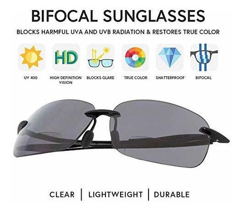 Gafas De Sol Bifocales Para Lectura Bajo El Sol De Vitenzi 
