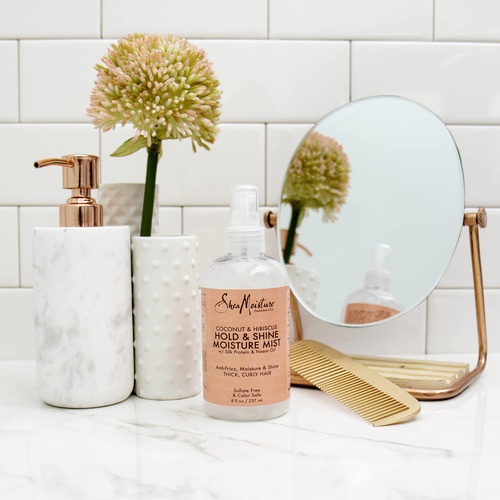 Pacote De Cabelo Sheamoisture Curly: Mousse Sem Frizz 220ml,