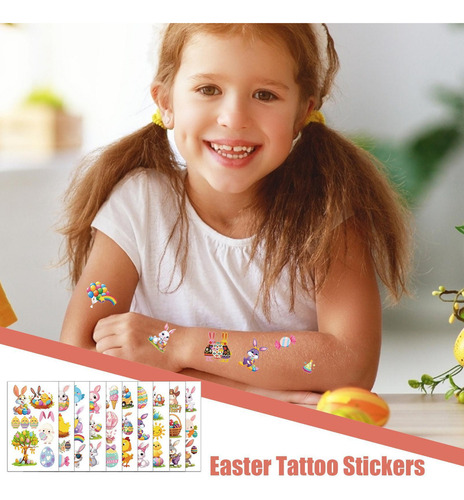 Tz Tatuaje Temporal De Pascua Para Niños Tatuaje Temporal