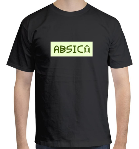 Playera Con Diseño Logo Absico Verde