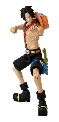 Imagen 4 de 10 de Portgas D. Ace One Piece Bandai Fig 17cm +16 Articulaciones