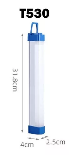Lampara De Emergencia Tubo Led Recargable Usb 40w 32cm