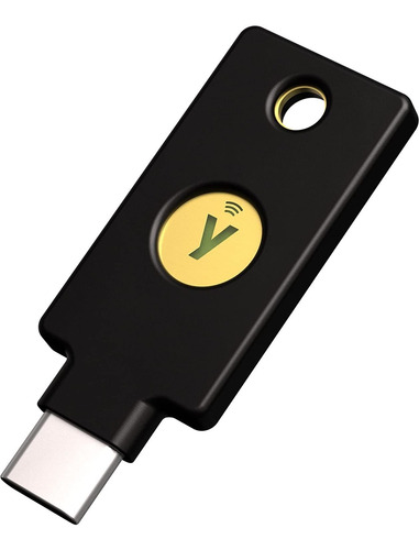 Clave De Seguridad C Nfc De Yubico - Negro - Fido U2f Y Fido