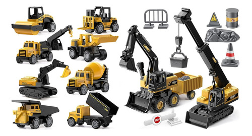 Geyiie Excavator Toys Truck, Juguetes De Grúa De Camión De C