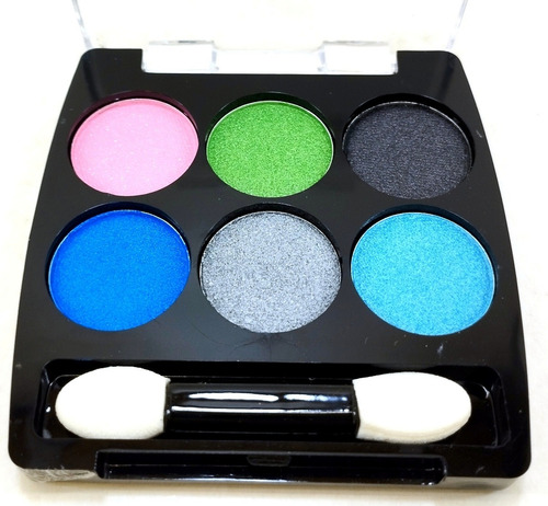 Paleta De Sombras Compactas De Ojos 6 Tonos Tejar Aplicador