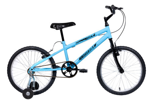 Bicicleta Aro 20 Infantil Mtb Boy Com Roda Lateral Cor Azul Céu