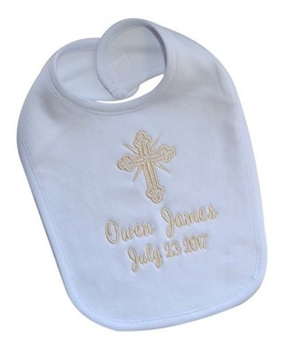 Baberos Para Bebé Christening Bib Keepsake Gift Personalized