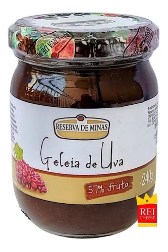 Geleia de Uva - Reserva de Minas - 240 Gr