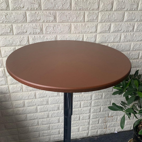 2 Uds Mantel De Tela Para Mesa Redonda Poliéster Elástico