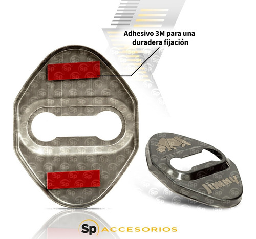 Imagen 4 de 6 de Moldura De Puerta Estetico Color Negro Suzuki Jimny 21+