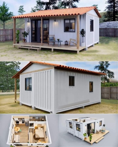 Casa Mini Prefaricada De 40m2 $18600